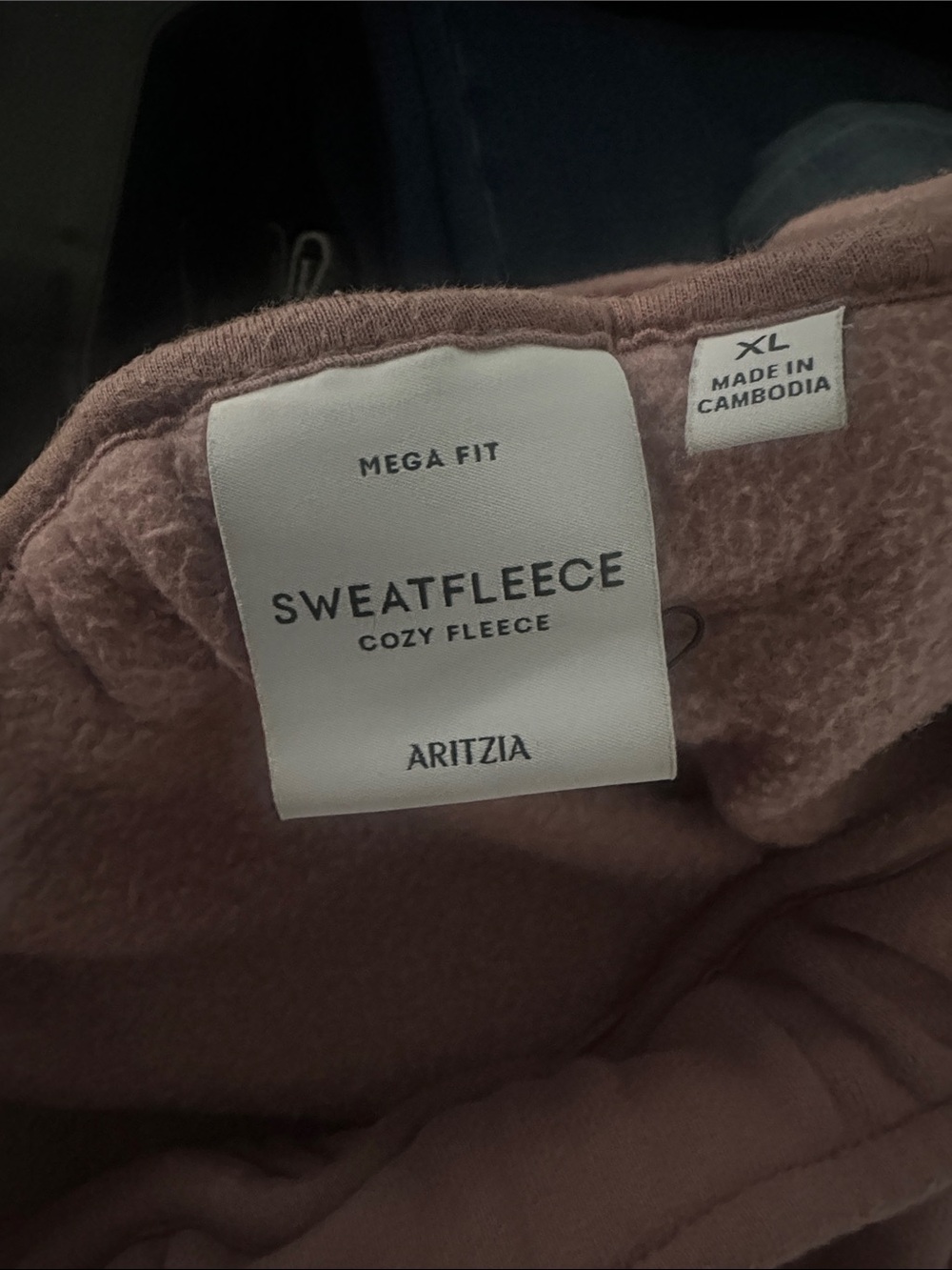 Aritzia Fold-over Mega Fit Pants - Claremont - Picture 3 of 3